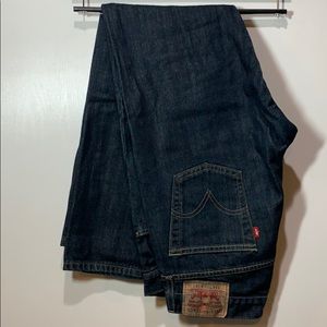 Levi’s 514 Slim Straight Dark Jeans 34x32